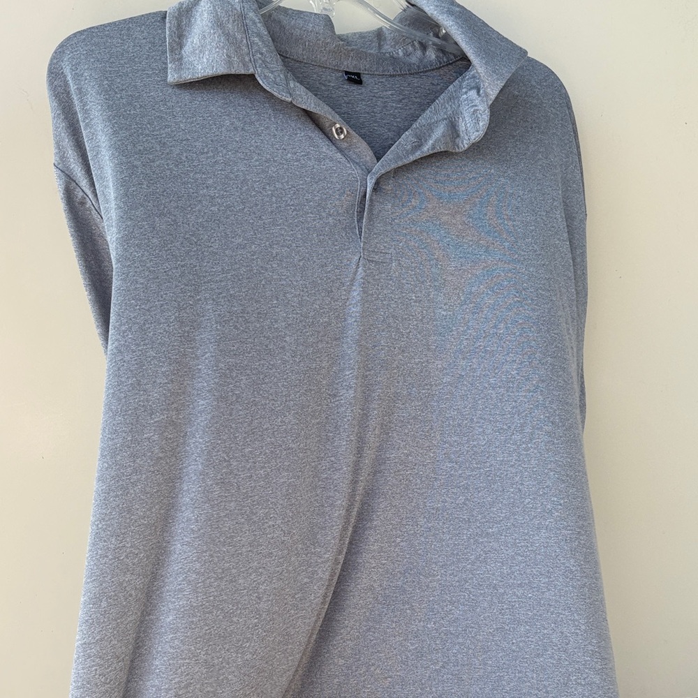 Gray Men's Polo Shirt